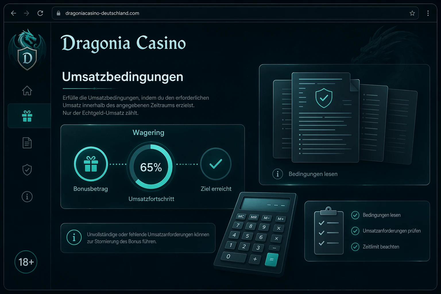 Umsatzbedingungen und Wagering verstehen